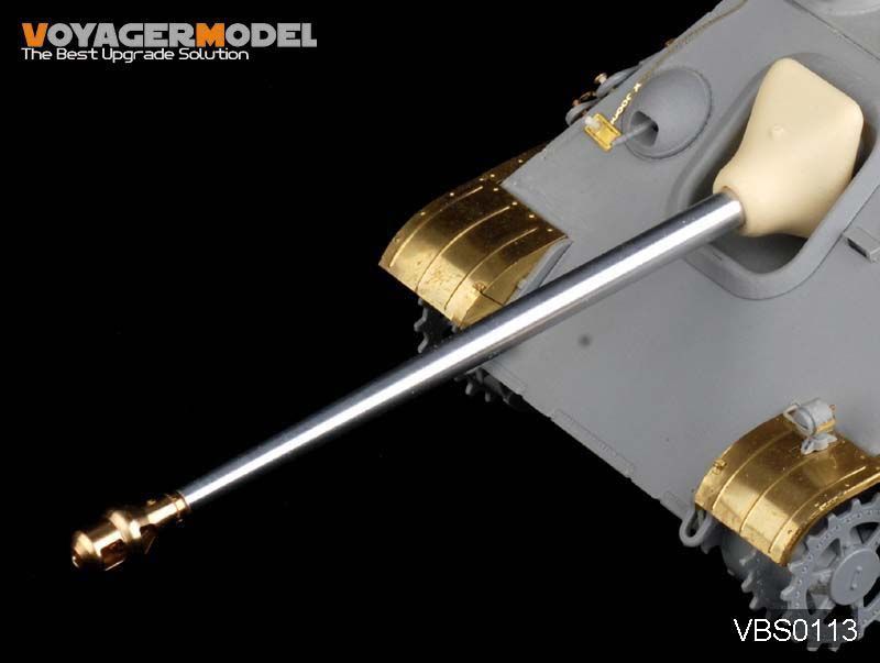 1:35 WWII German Jagdpanther G1 Early Version Barrel (For All)