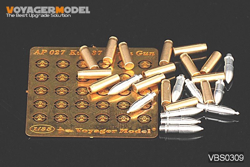 1:35 WWII German75mm KwK 37/StuK 37 Ammunition (For All)