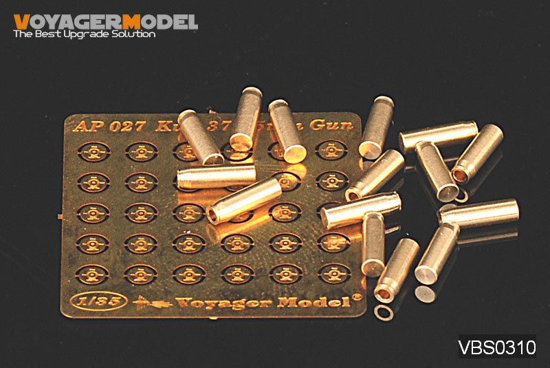 1:35 WWII German75mm KwK 37/StuK 37 Ammunition Shell Case (For All)