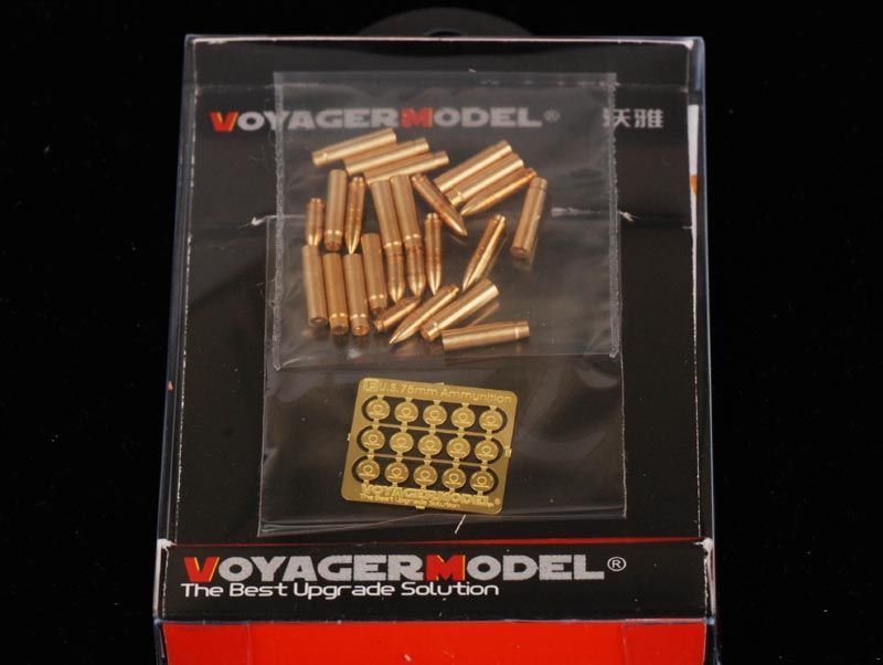 1:35 WWII U.S.75mm Ammunition with Cartridge (For All)