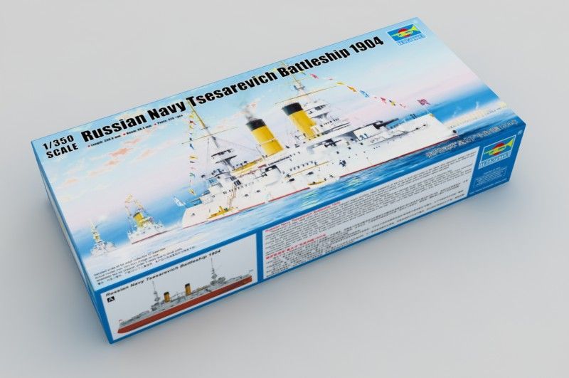 1:350 Russian Navy Tsesarevich Battleship 1904