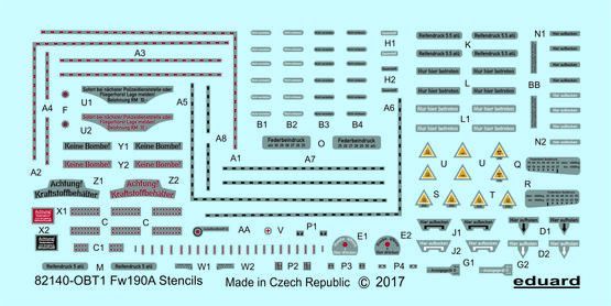 1:48 Fw 190 A popisky