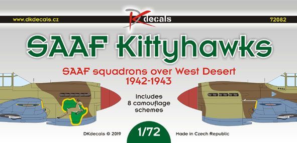 1:72 SAAF Curtiss Kittyhawks 1942-43