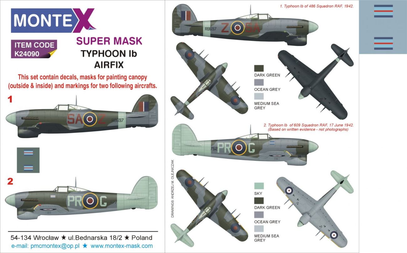 1:24 Hawker Typhoon Mk.Ib 'Car Door' version