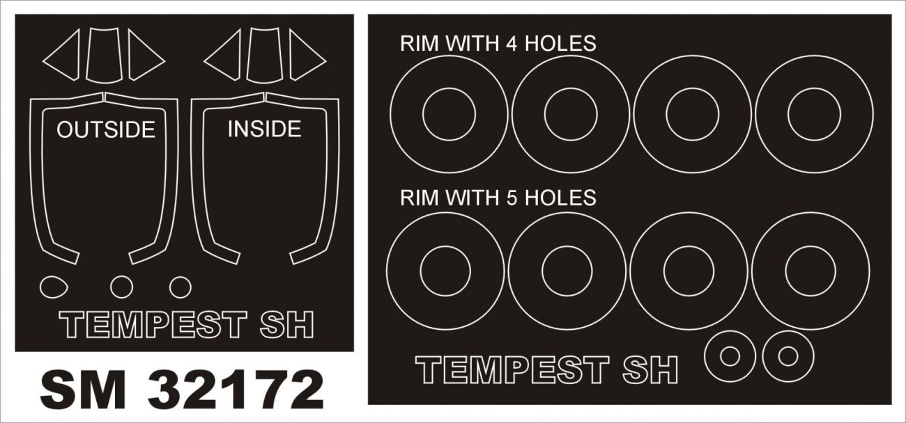 1:32 Hawker Tempest Mk.V (outside-inside)