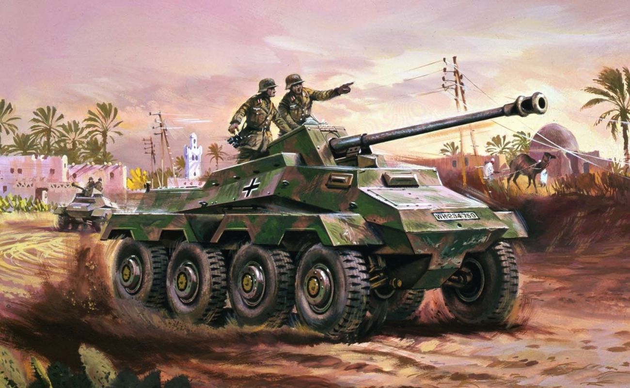 1:76 German Armoured Car Sd.Kfz.234