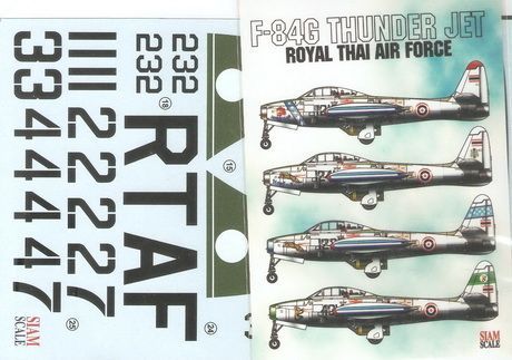 1:32 Republic F84G Thunderjet (RTAF)