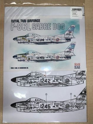 1:48 North American F86L Sabre Dog (R.Thai AF)