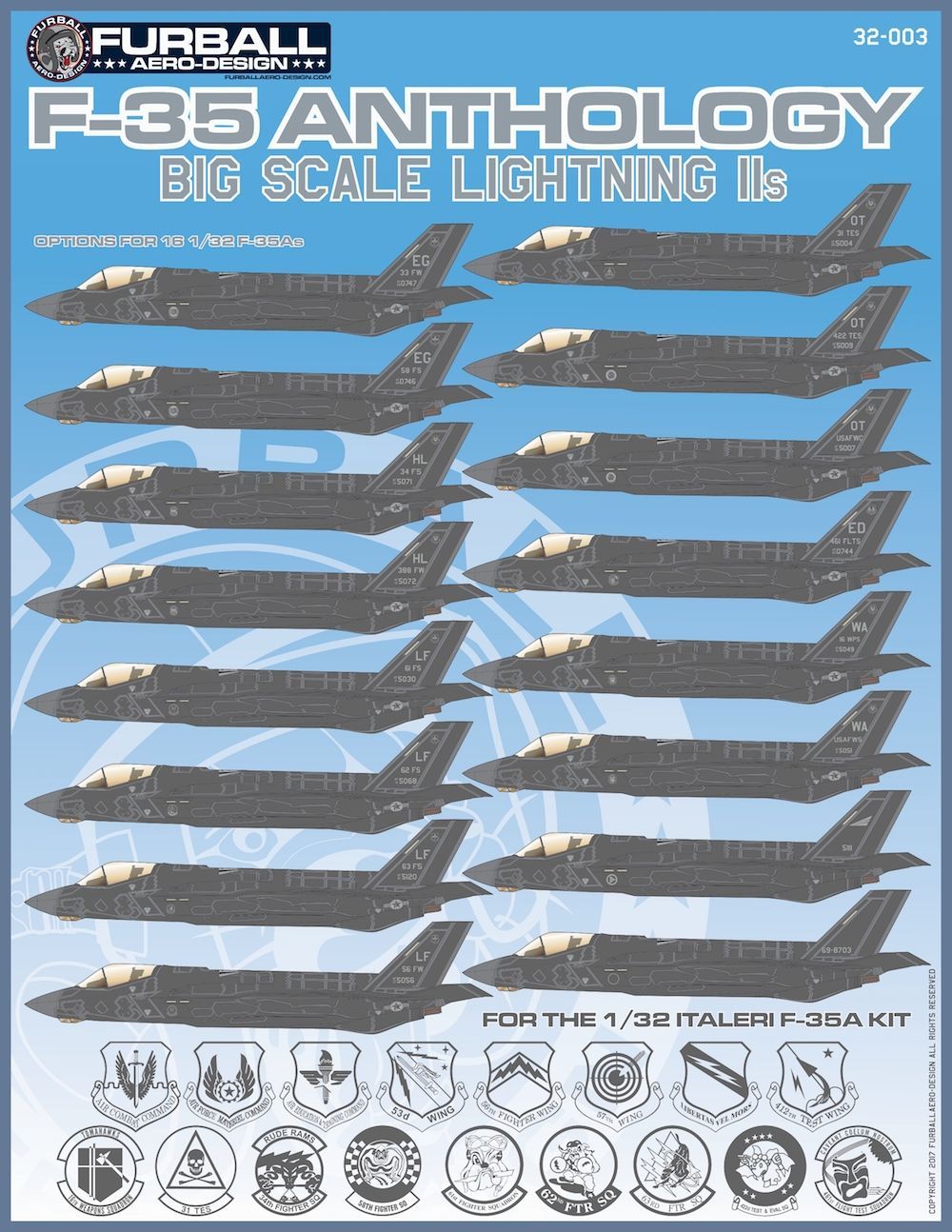 1:32 F-35 Anthology Big Scale Lightning IIs