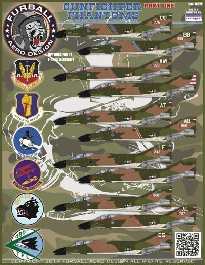 1:48 F-4C & F-4D Phantom II Gunfighter Phantoms, Pt 1