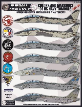 1:48 Colors and Markings of US Navy Tomcats Part VII