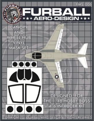 1:48 Grumman A-6 Intruder Vinyl Mask Set (designed to be used with the Hobby Boss kits)