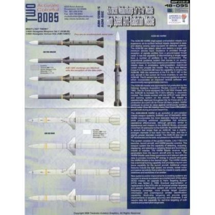 1:48 Advanced Medium Range Air-to-Air Missile & High Speed Anti-Radiation Missile