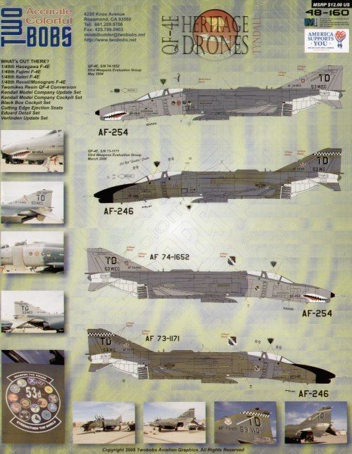1:48 QF-4E Heritage Drones (Tyndall)