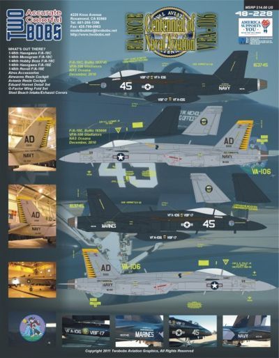 1:48 McDonnell-Douglas F/A-18C/E Hornets CoNA
