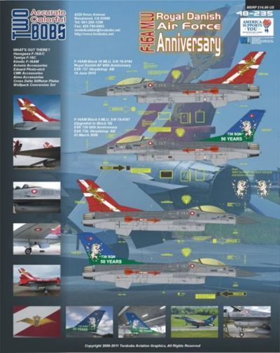 1:48 F-16MLU Royal Danish AF Anniversary Vipers