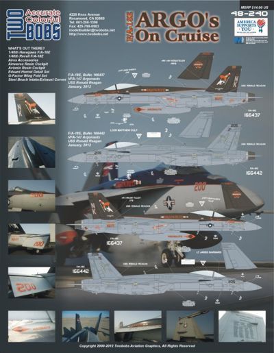 1:48 F/A-18E VFA-147 Argos on Cruise