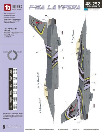 1:48 General-Dynamics F-16ADF La Vipera (Kinetic)