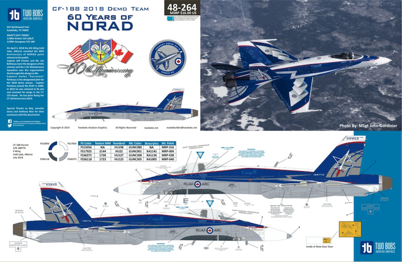 1:48 CF-188 60 Years of NORAD Demo Hornet