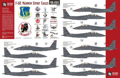 1:48 McDonnell F-15E Eagle Maximum Effort Eagles