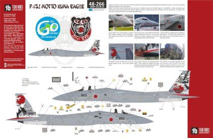 1:48 McDonnell F-15J Motto Kuma Eagles