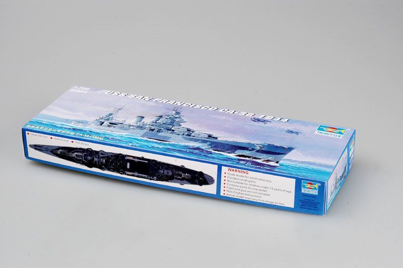 1:700 USS San Francisco CA-38 1944