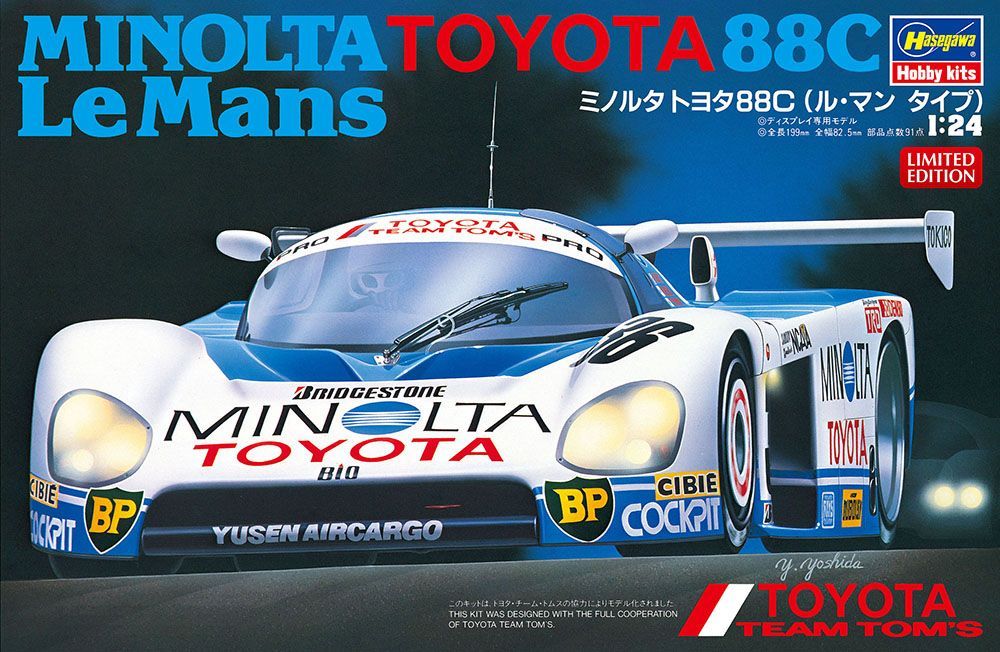 1:24 MINOLTA TOYOTA 88C Le Mans