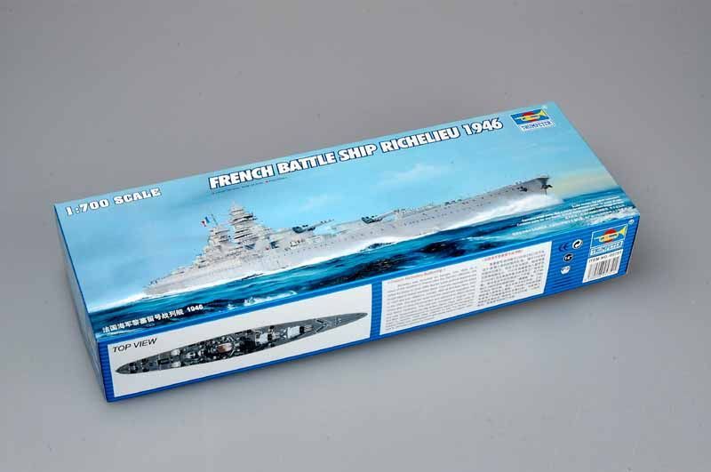 1:700 French battleship Richelieu (1946)