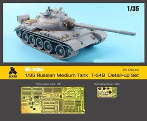 1:35 T-54B Russian Tank Late Type Detail up Set for Takom