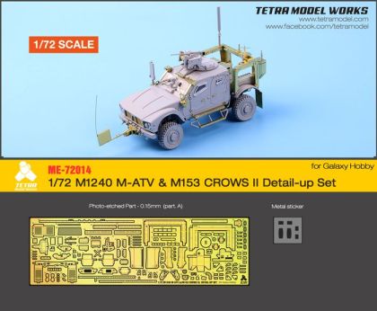 1:72 M1240 M-ATV & M153 CROWS II Detail-up Set (for Galaxy Hobby)