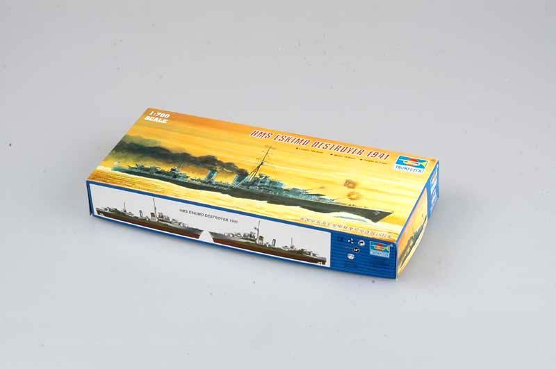 1:700 Tribal-class destroyer HMS Eskimo (F75)1941