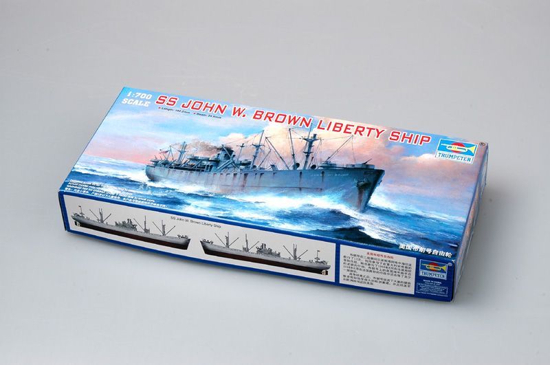 1:700 SS John W. Brown Liberty Ship