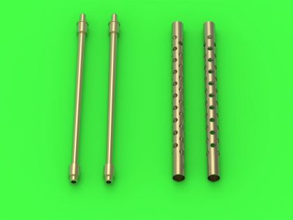 1:24 Browning M2 aircraft .50 caliber (12.7mm) barrels (2pcs)