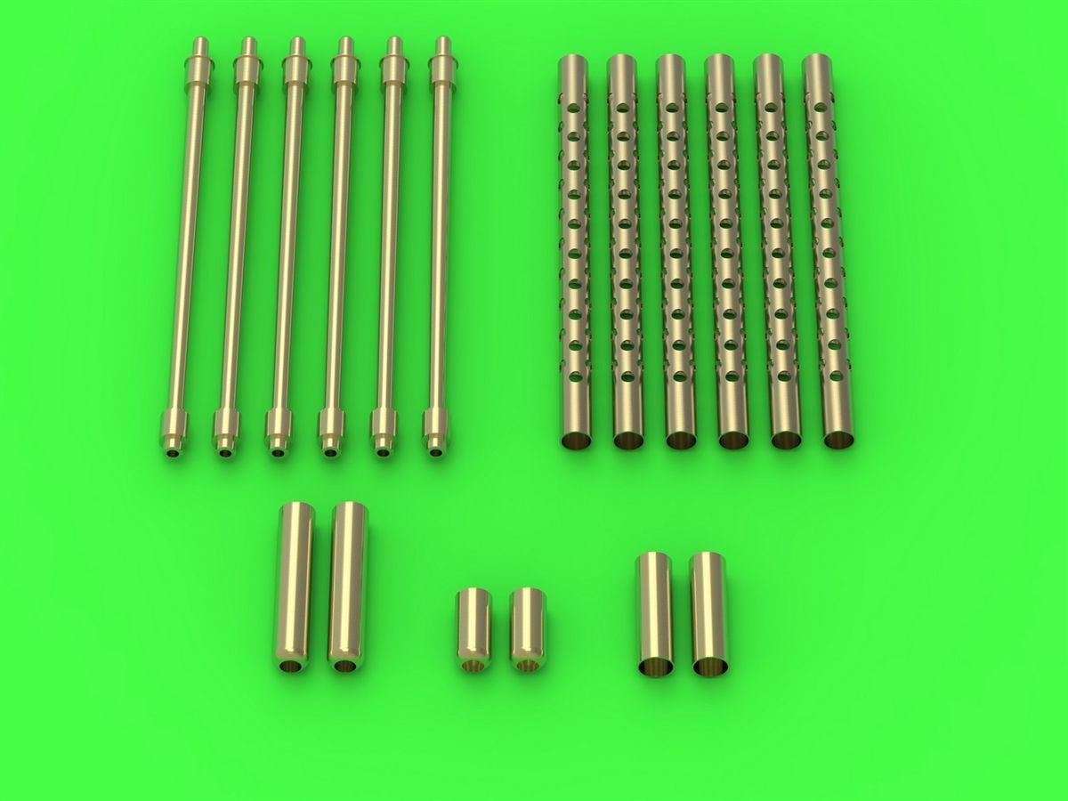 1:24 F6F Hellcat - early armament (.50 cal Browning barrels with drilled cooling jackets)