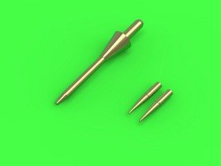 1:72 Alpha Jet A - Pitot Tube & Angle Of Attack probes