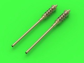 1:72 Browning M2 (Heavy Barrel) .50 caliber (12.7mm) - gun barrels (2pcs)