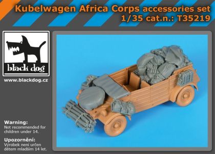 1:35 Kübelwagen Africa Corps accessories set