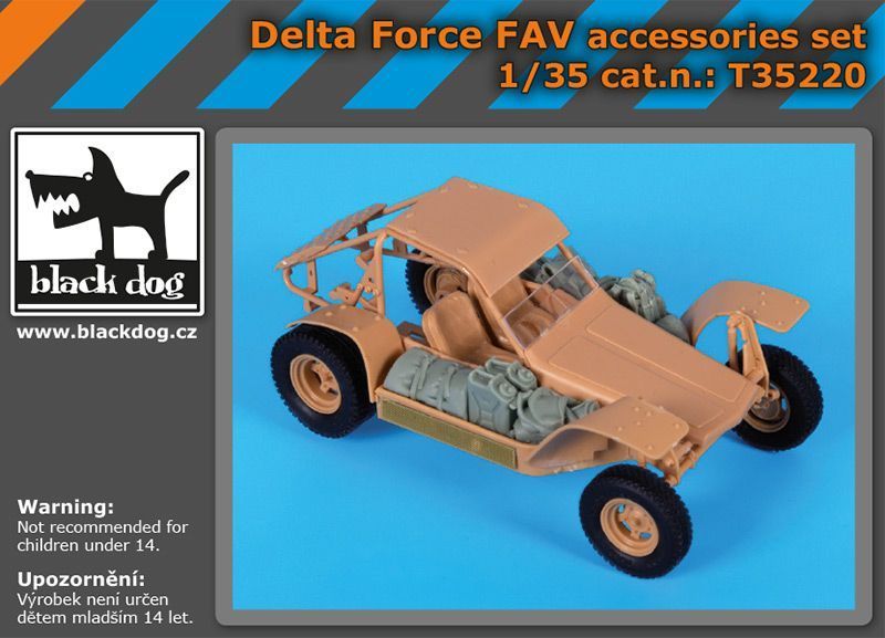 1:35 Delta Force FAV accessories set