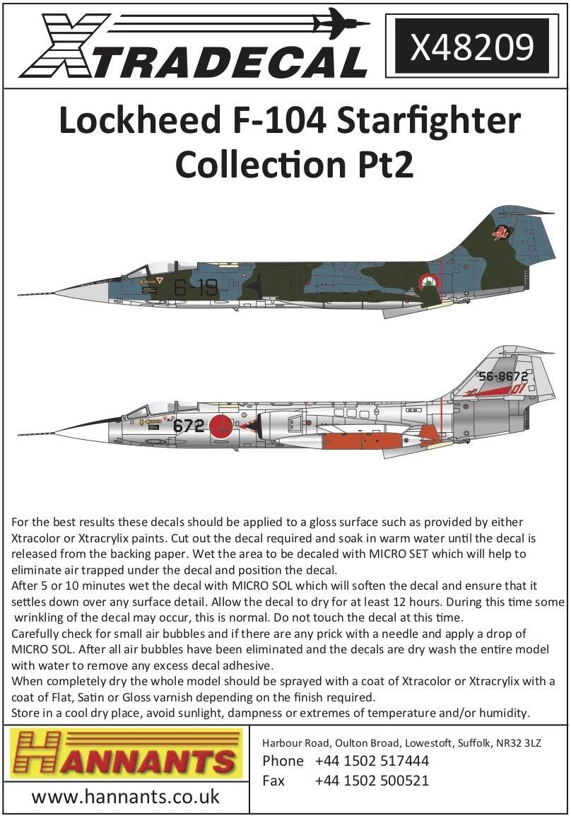 1:48 Lockheed F-104 Starfighter Collection Part 2