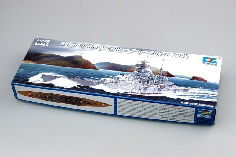 1:700 German cruiser Prinz Eugen 1942