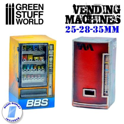 Resin Vending Machines 2cm long x 2.2cm wide x 4cm high