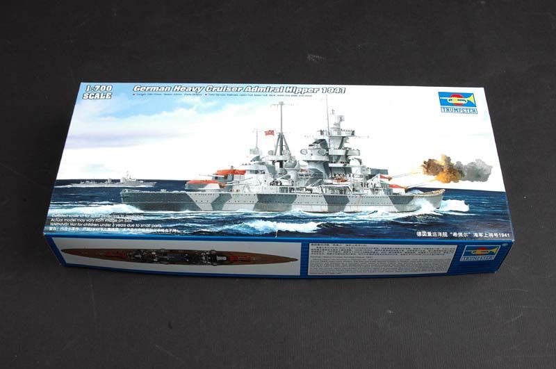 1:700 German Cruiser Admiral Hipper 1941