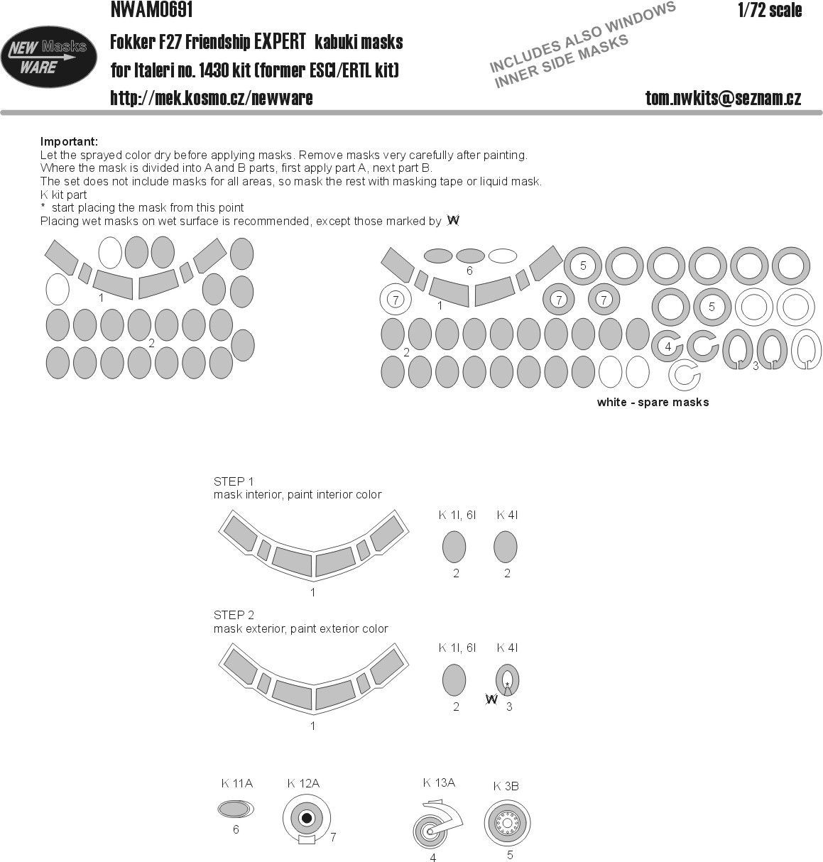 1:72 Fokker F27 Friendship expert (Italeri/Esci)