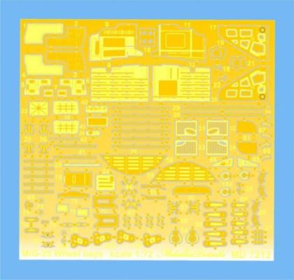 1:72 MiG-25. Wheel bays