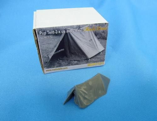 1:72 U.S. WWII Pup tent 2 x