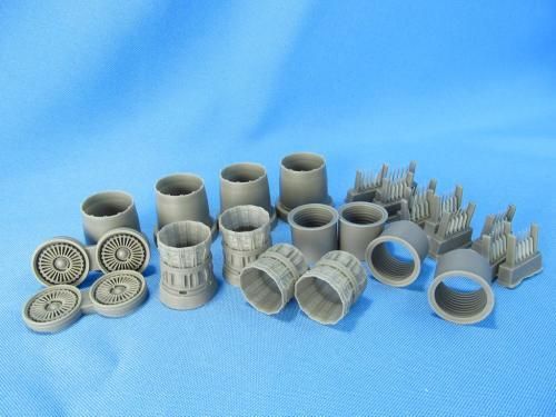 1:72 B-1B Lancer. Jet nozzles