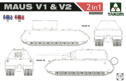 1:35 Maus V1 & V2 (2 in 1) Limited edition