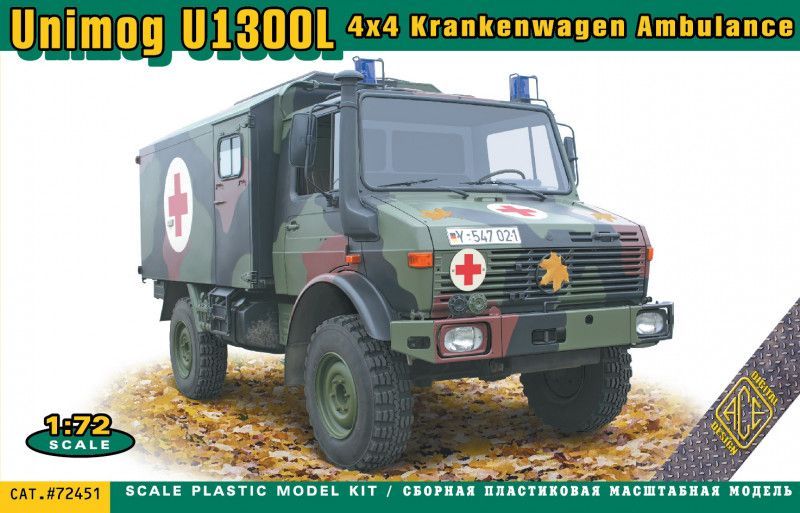 1:72 Unimog U1300L 4x4 (Krankenwagen/Ambulance)