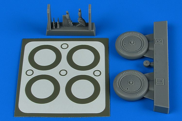 1:48 I-16 wheels & paint masks