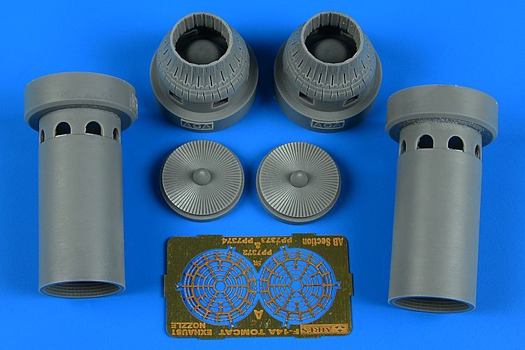 1:72 F-14A Tomcat exhaust nozzles - closed position